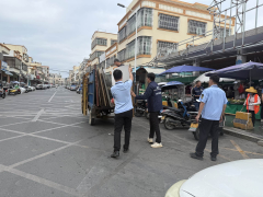 <b>开展农贸市场结合管理 巩固典型镇打形成效</b>